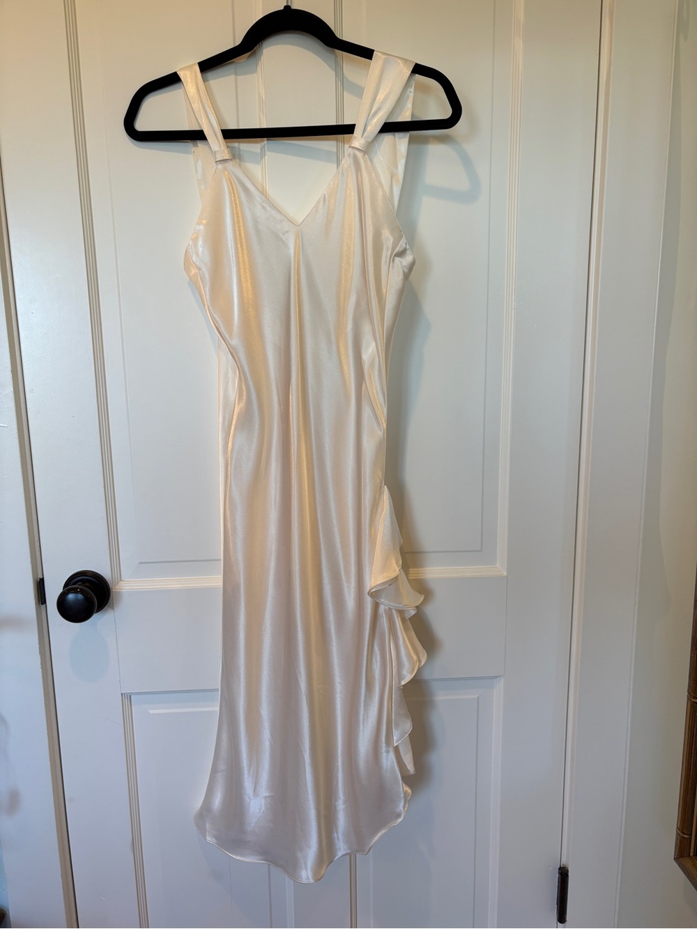 Victoria’s Secret Cream Satin Slip Dress